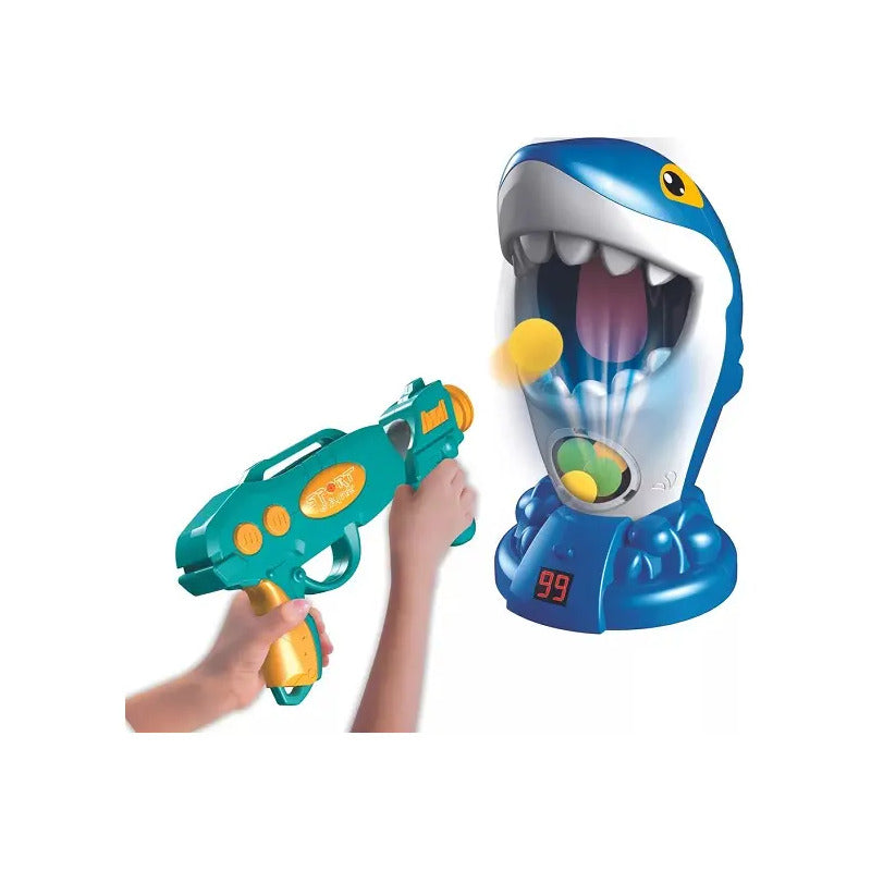 Brinquedo Mira Certa Super Desafio Tubarao Tiro Alvo Zoop