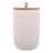 Potiche Pote De Cerâmica  Lines 12,5cm Lyor Cor Branco Branco