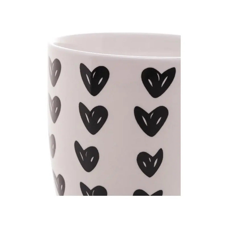 Caneca De Porcelana Cute Hearts 350ml - Lyor