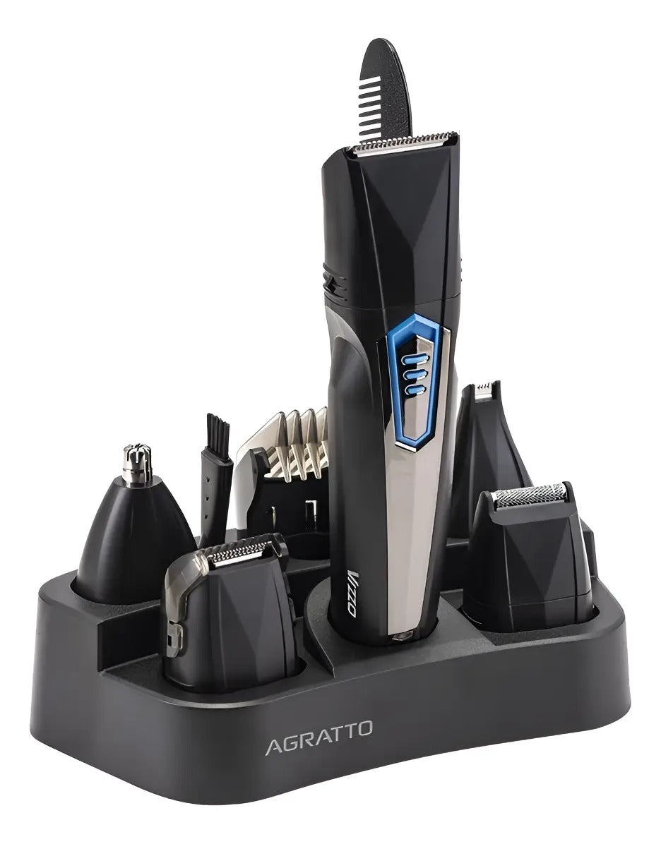 Maquina Aparador De Pelo Cabelo Vizzo Agratto Ap03 Bivolt Preto 127/220v