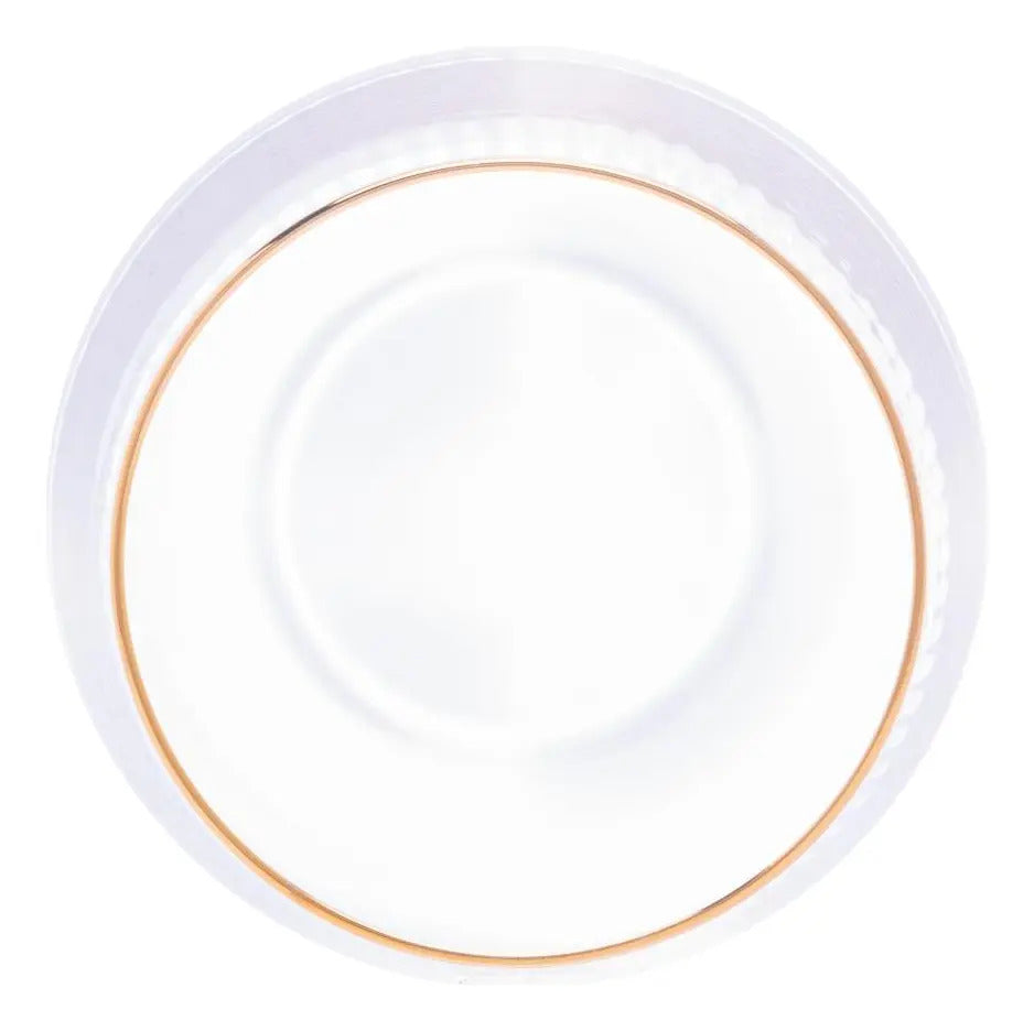 2 Copos Baixos Com Fio De Ouro 330ml - Wolff Dourado