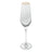 2 Taças Cristal Champagne 300ml Borda Dourada Taj Wolff