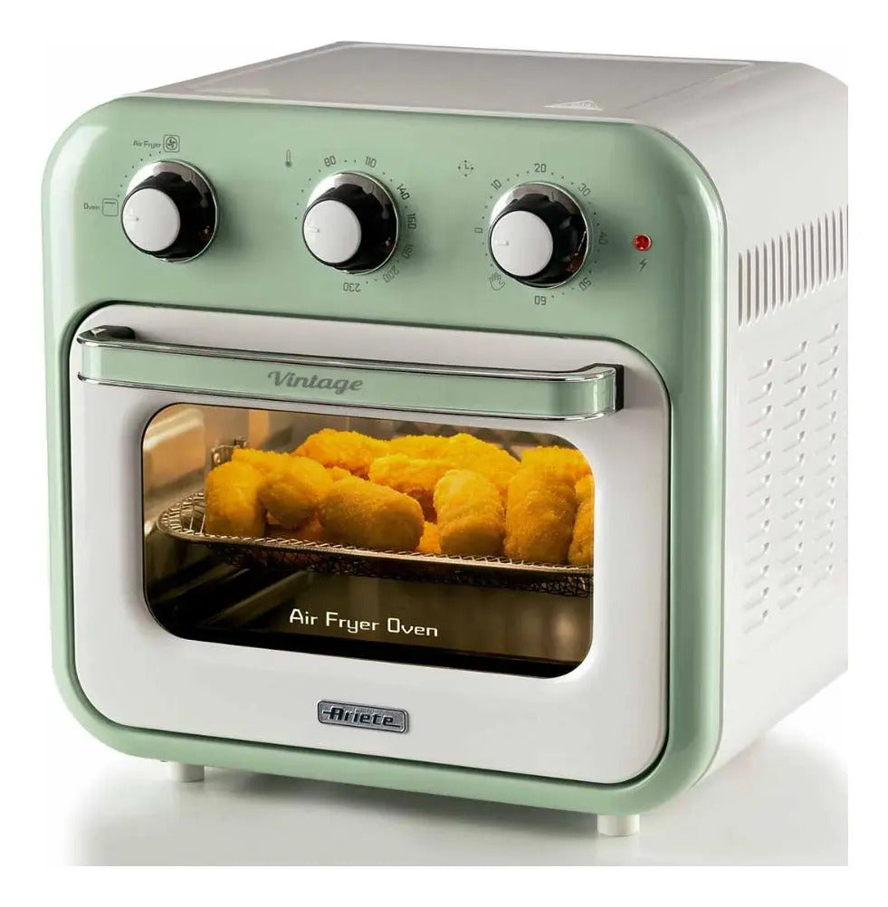 Fritadeira Airfryer Oven Ariete Vintage Verde 16l 1200w 220v Verde-claro 220v