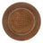 Sousplat Royal Decor Textura Rattan Marrom 33 Cm - Cada Marrom 33 Cm