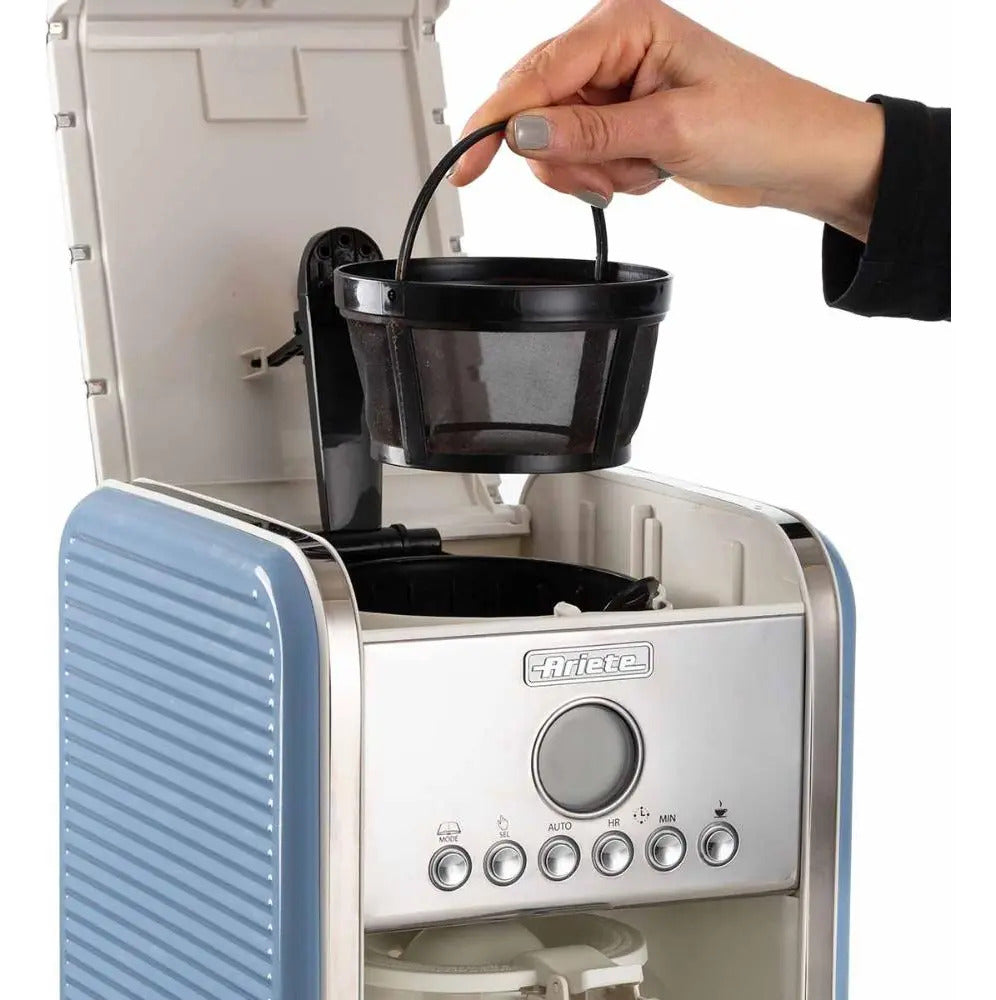 Cafeteira Ariete Vintage Azul Programável Com Filtro Azul Azul-celeste 220v