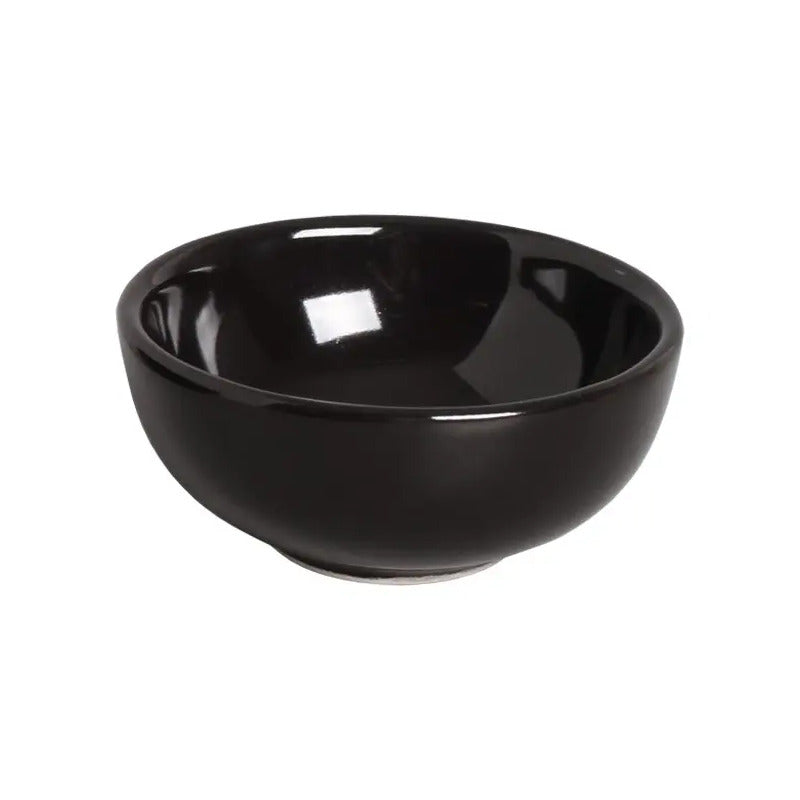 Kit Colecionável 6 Peças Com Mini Molheira Cerâmica Branco/preto Japanese - Alleanza