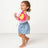 Prato Infantil Giro Bowl Rosa Com Tampa Buba Baby 12+ Meses