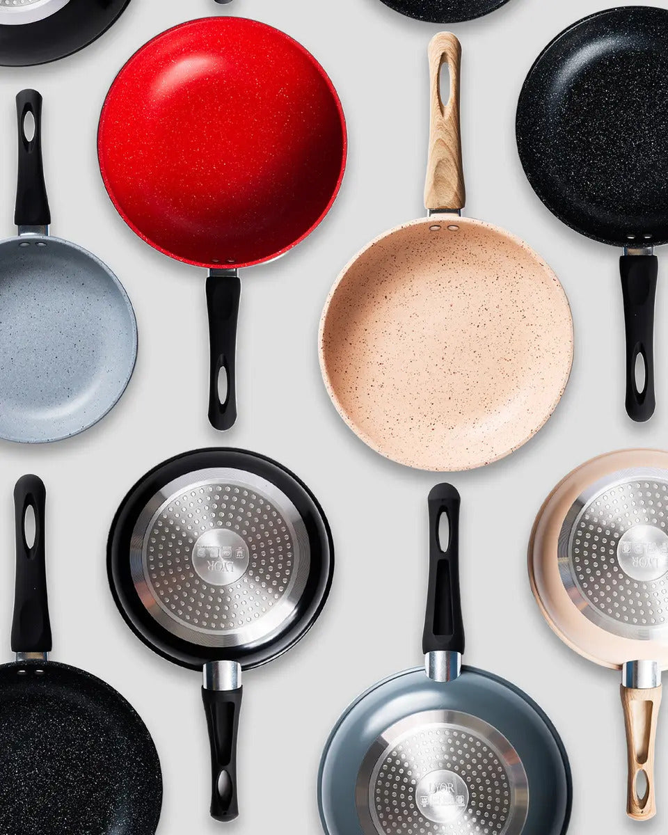 Frigideira Wok 28cm Indução Rev Cerâmico Granilite Bege Lyor