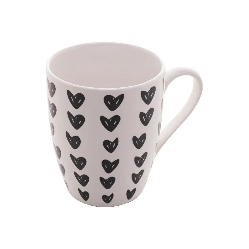Caneca De Porcelana Cute Hearts 350ml - Lyor