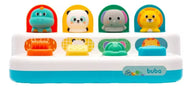 Buba Pop-up Brinquedo Infantil Pop-up Zoo Animais Multicor Laranja;amarelo;verde;turquesa
