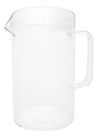 Leiteira Jarra De Vidro 500 Ml Cinza