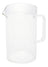 Leiteira Jarra De Vidro 500 Ml Cinza