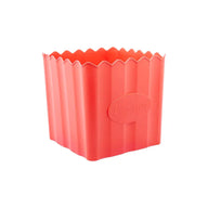 Balde De Pipoca De Bambu E Pp Vermelho 16cm X 16cm - Lyor