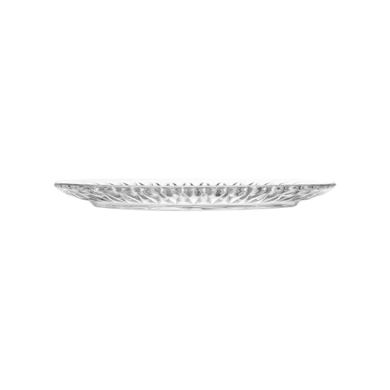 2 Pratos Lyor Radial de Sobremesa de Cristal 19,5cm