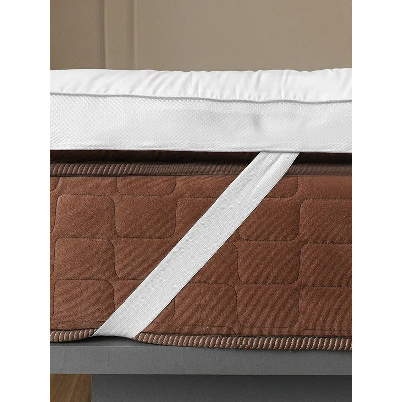 Pillow Top Queen Altenburg Grid Percal 180 Fios Branco Queen