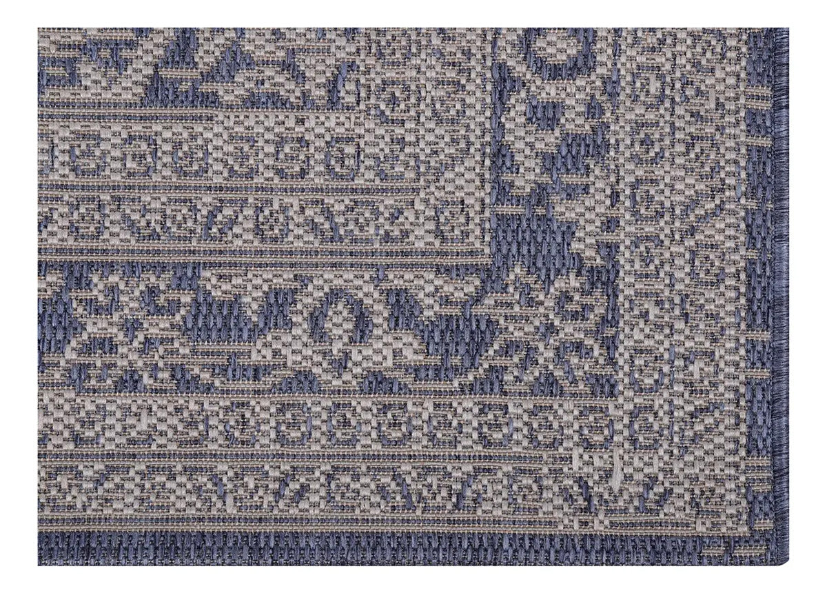 Tapete Sisalis Para Area Interna E Externa 250x300cm 3 M 2.5 M Classic Azul Marfim