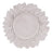 Sousplat Lyor Garden Leaf De Plástico Branco 35cm