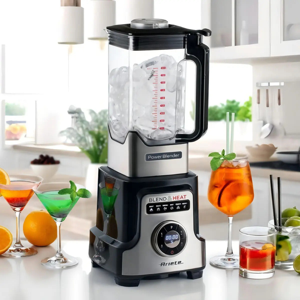 Liquidificador Ariete Blend & Heat 1500w 2l 220v Cor Preto Preto 220v