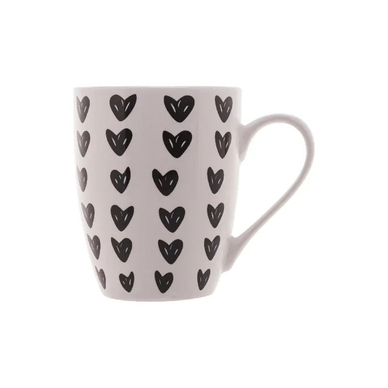 Caneca De Porcelana Cute Hearts 350ml - Lyor