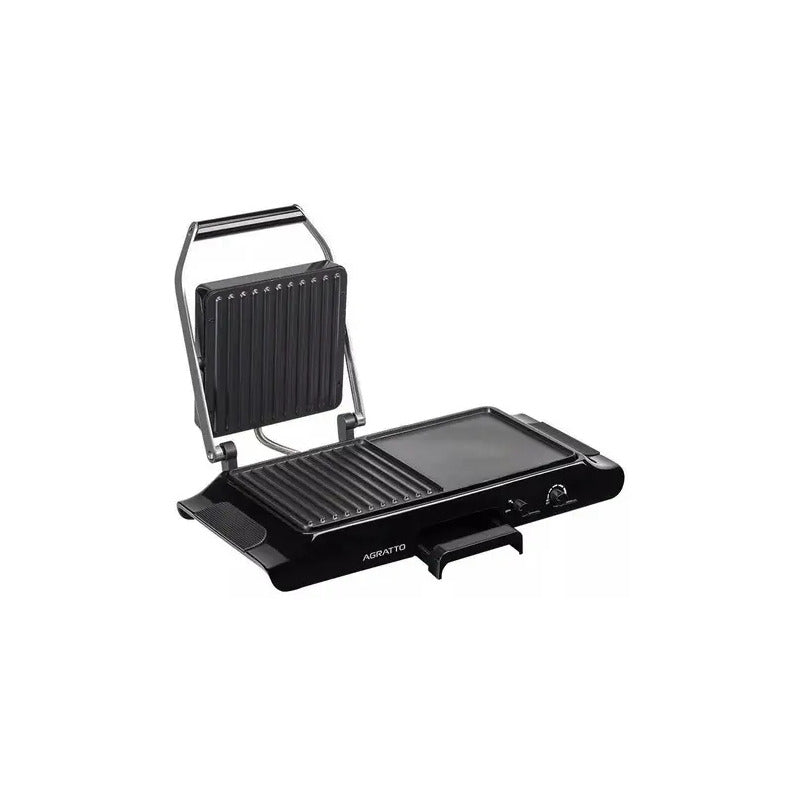 Grill Sanduicheira Agratto Eletrico Duo Grill Mr Cheff Preto 220v