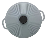 Tampa Lyor De Silicone Para Panela Cinza 27cm