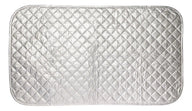 Tapete Para Passar Roupas Térmico Dobrável Não Gruda 85x46cm Xadrez Prateado