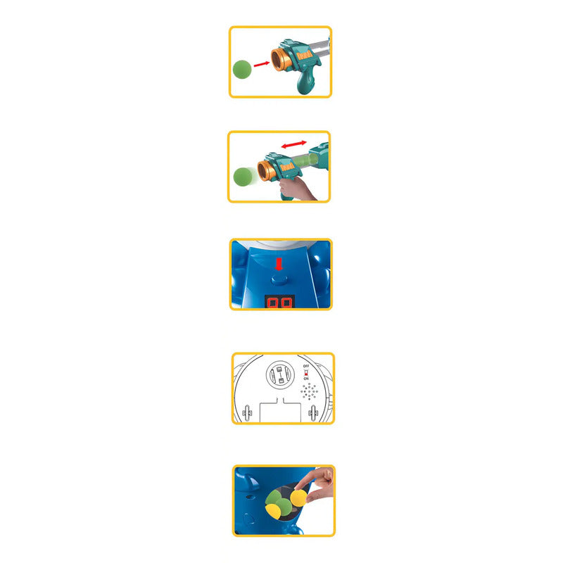 Brinquedo Mira Certa Super Desafio Tubarao Tiro Alvo Zoop