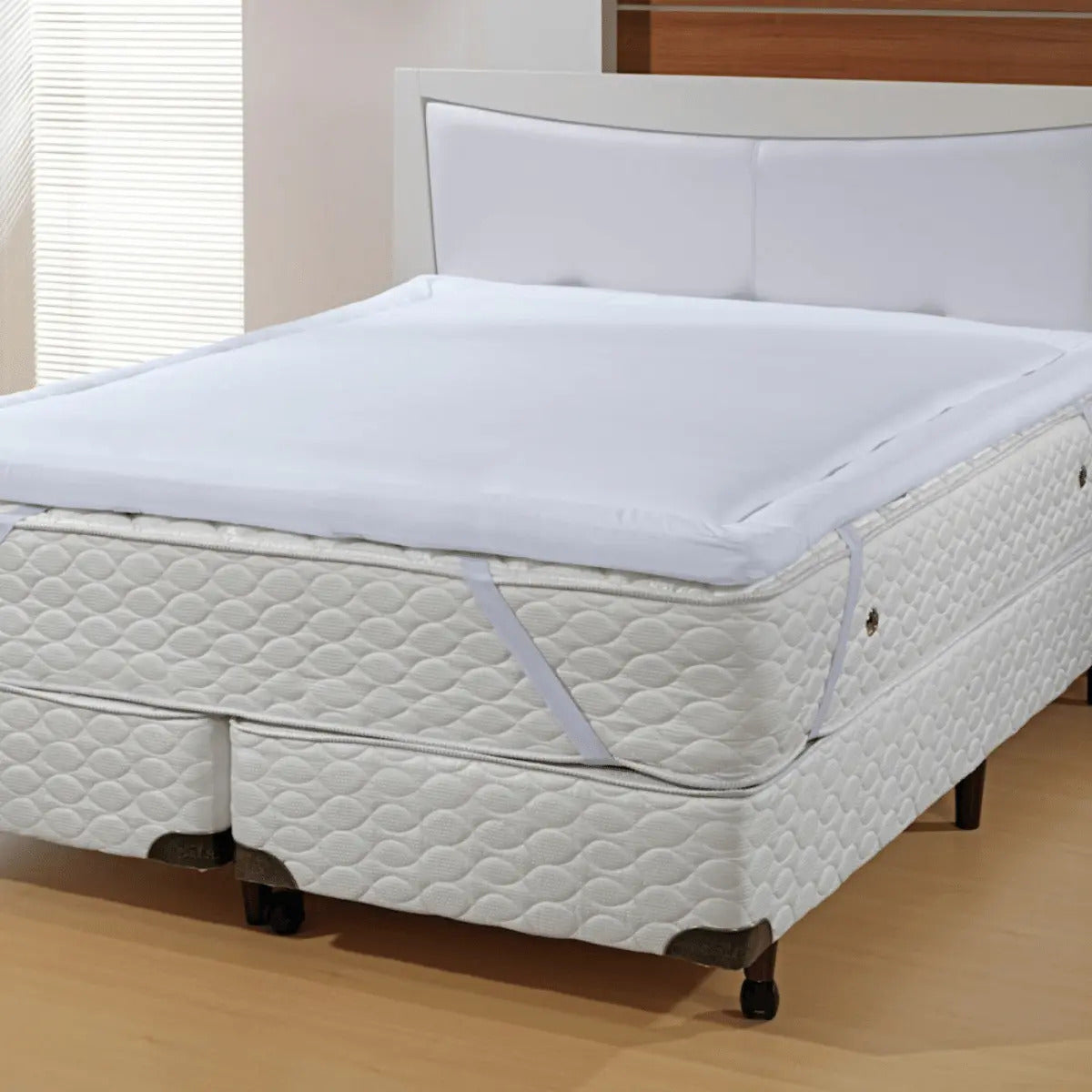 Pillow Top King Altenburg 100% Algodão 200 Fios Lit Blanc Branco King