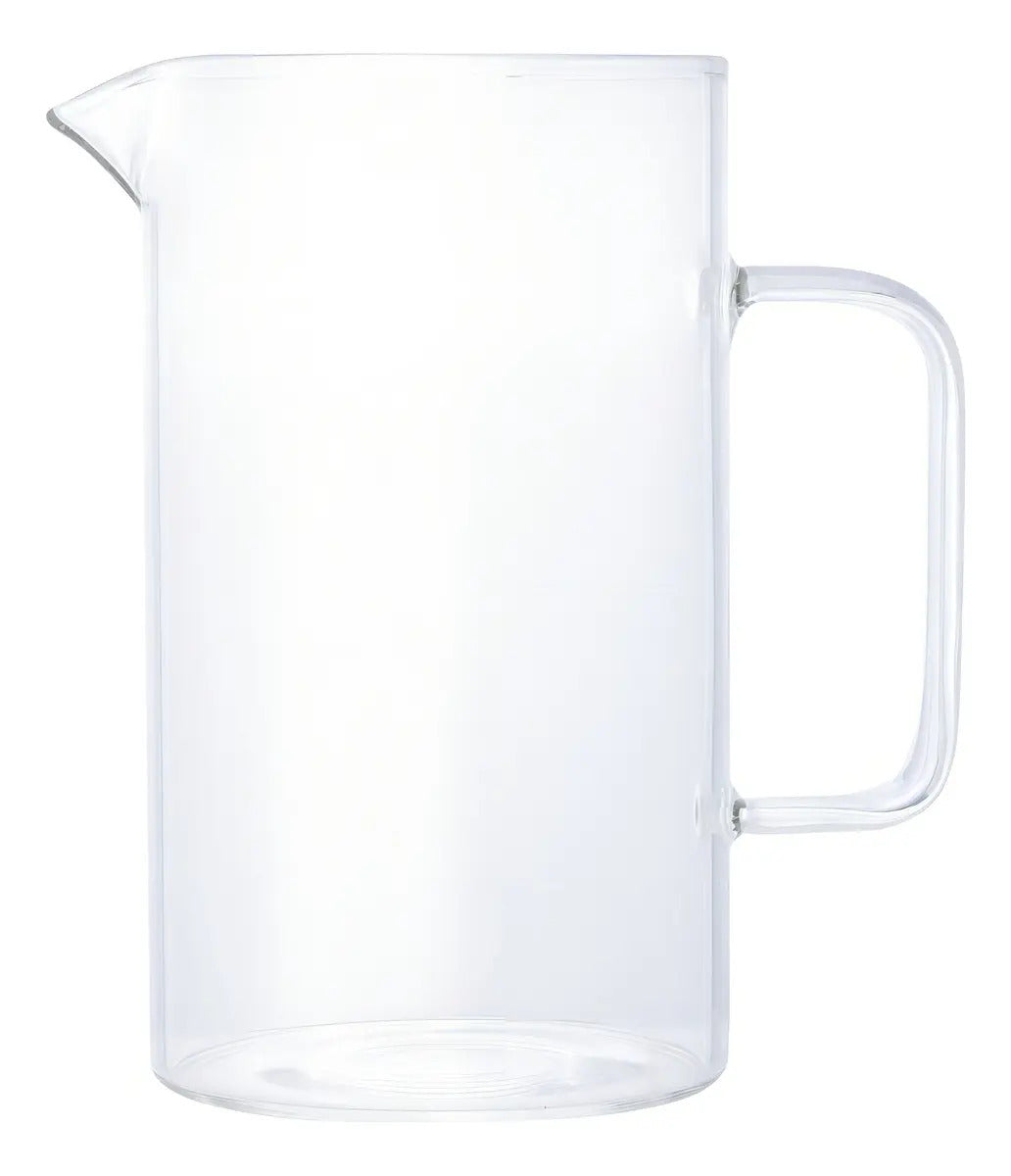 Leiteira Jarra De Vidro 500 Ml Cinza