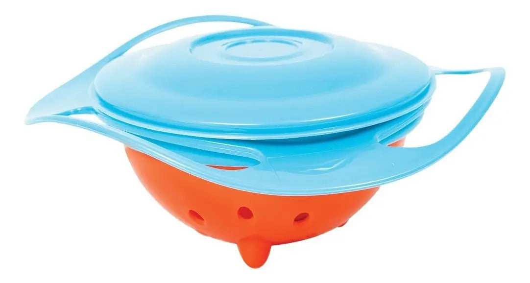 Prato Infantil Giro Bowl Rosa Com Tampa Buba Baby 12+ Meses
