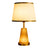 Abajur Luminaria De Mesa - Luz Led Y888 Dourado Bege 127/220v