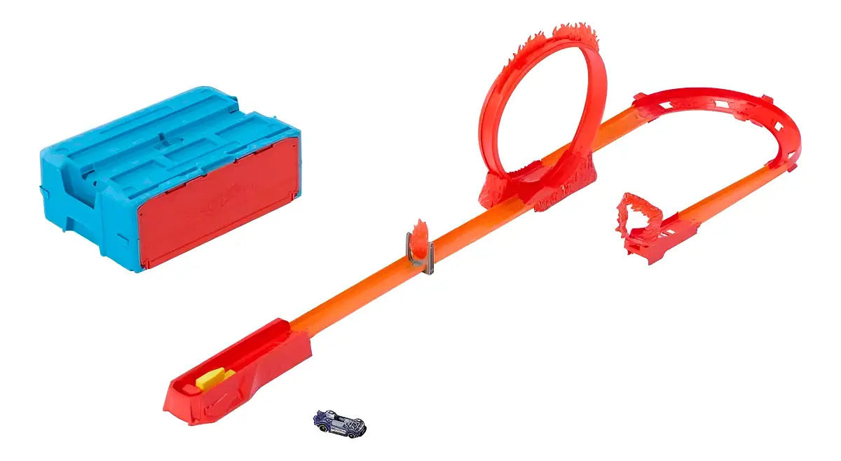 Hot Wheels Caixa Acrobacias De Fogo Mattel Hmc04