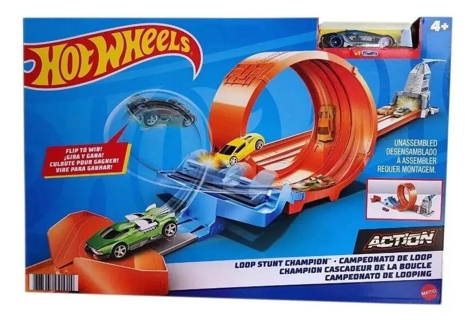 Hot Wheels Pista Campeonato De Looping Gvt13 Mattel Campeonato De Looping