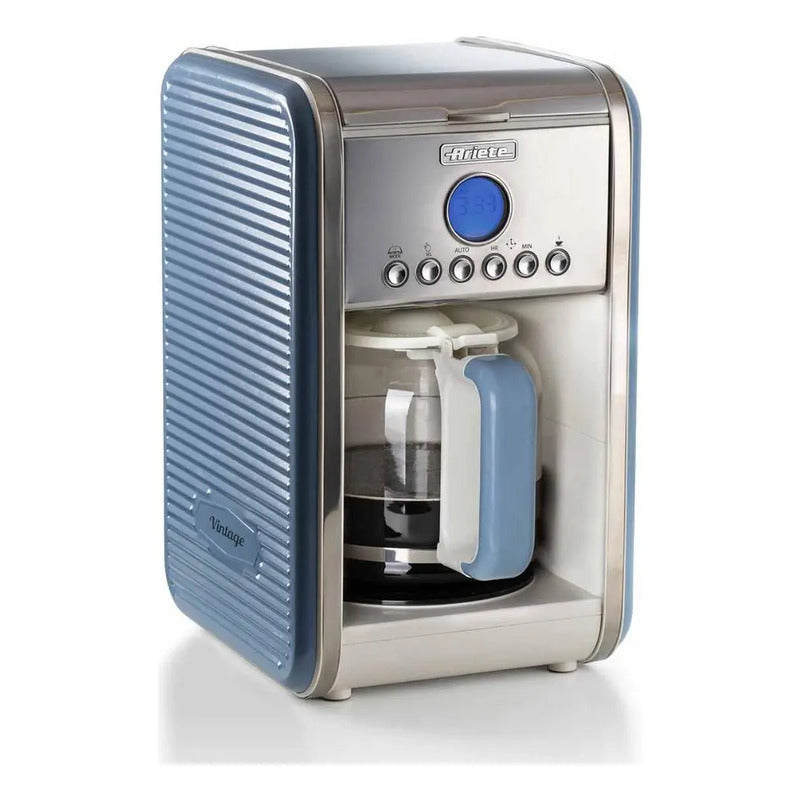 Cafeteira Ariete Vintage Azul Programável Com Filtro Azul Azul-celeste 220v