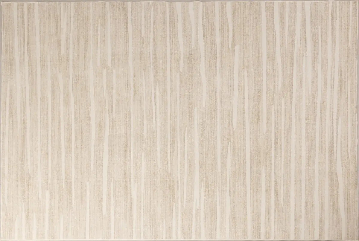 Tapete Vinci Jolitex Pelo Baixo 100% Poliéster 140x200cm 2 M 1.4 M Geométrico Bege