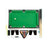 Mini Mesa De Sinuca Bilhar Snooker Portátil Tacos Bola 64 Cm Verde