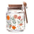 Porta Mantimento Redondo De Lyor Flora Vidro Com Tampa 240ml Prata