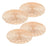 Kit 04 Lugar Americano De Fibra Natural Palm 35cm - Lyor Palha Liso