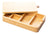 Porta Joias Lyor De Bambu Com Espelho 25cm X 14cm X 3,5cm