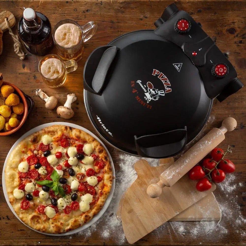 Forno De Pizza Elétrico Ariete 917 C/ Refratário 220v Preto 220v Preto