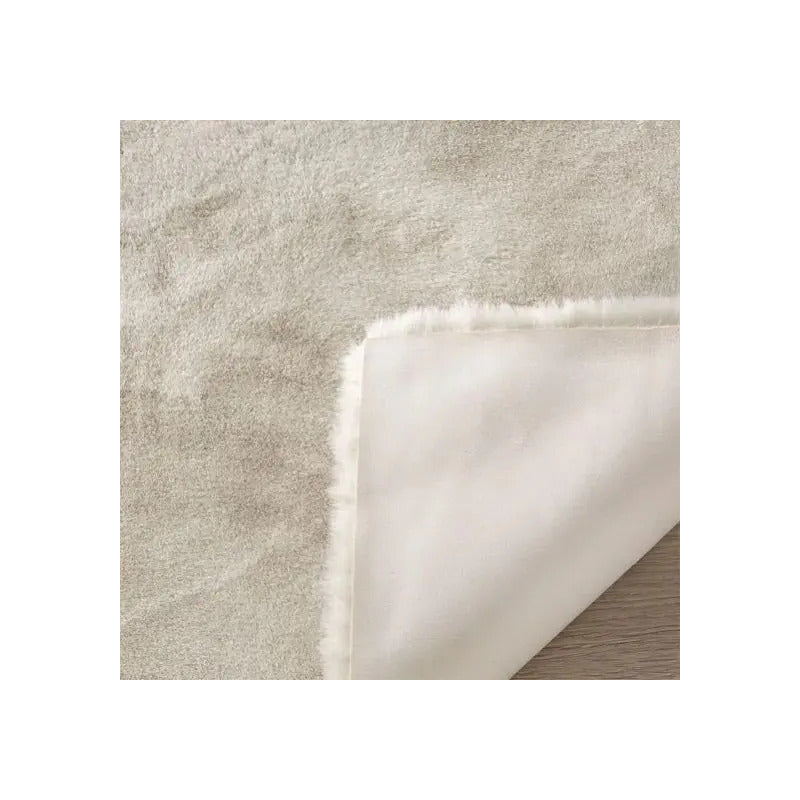 Tapete Felpudo Pelinho Fofo Jolitex Sala 200x250cm Bege Antiderrapante 2.5 M 2 M