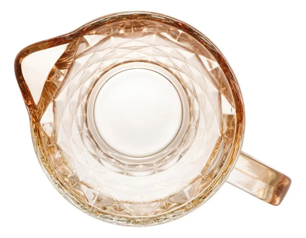 Jarra De Vidro Lyor Ambar Diamond Para Água Suco Vinho 1l