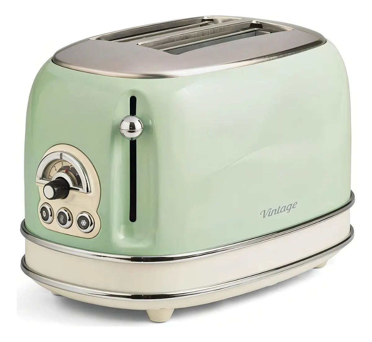 Torradeira Elétrica Ariete Vintage Verde 6 Níveis 750w Verde-claro 220v