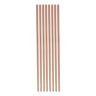 Conjunto Com 4 Pares De Hashi Em Bambu 24cm - Lyor Natural