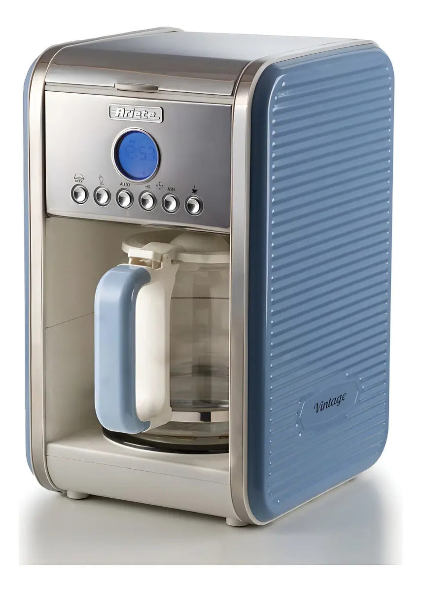 Cafeteira Ariete Vintage Azul Programável Com Filtro Azul Azul-celeste 220v