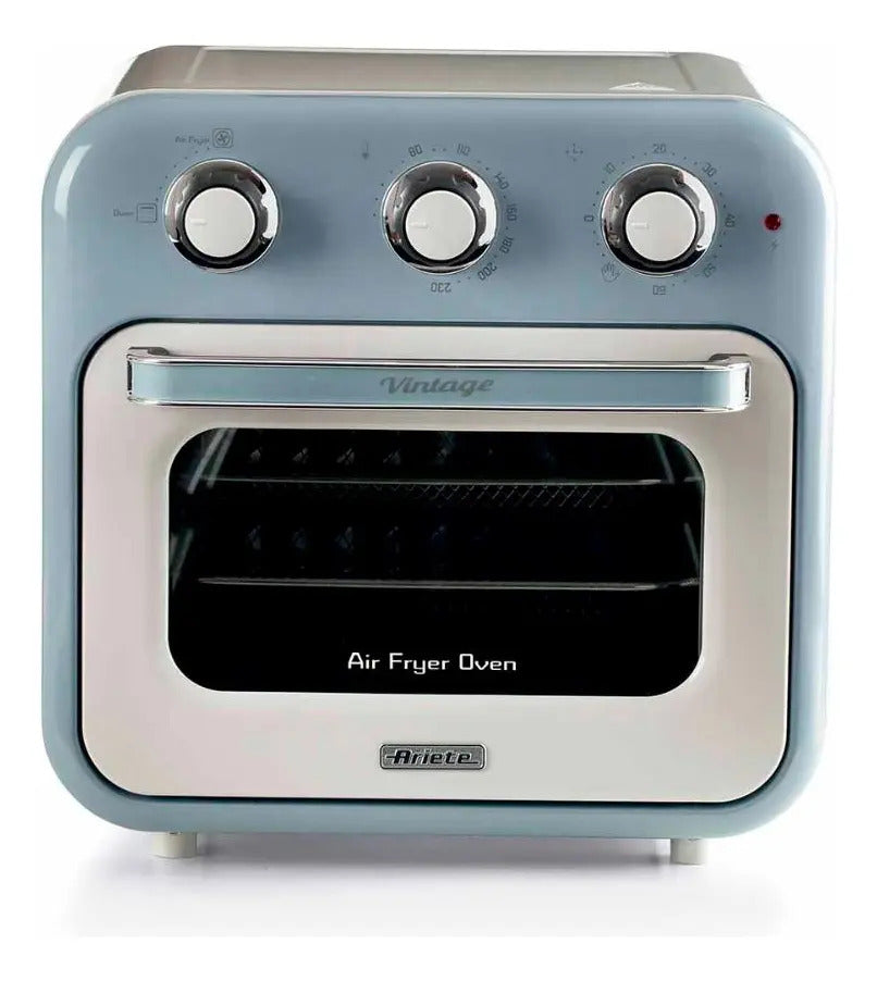 Fritadeira Air Fryer Oven Ariete Vintage Azul 16l 1200w Azul-claro 220v