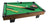 Mini Mesa De Sinuca Bilhar Snooker Portátil Tacos Bola 64 Cm Verde