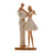 Escultura Família: Mamãe E Papai Segurando Filha Cor Branco Branco