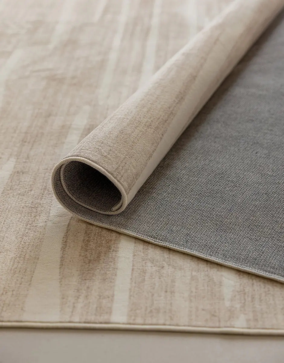 Tapete Vinci Jolitex Pelo Baixo 100% Poliéster 140x200cm 2 M 1.4 M Geométrico Bege