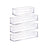 Kit 4 Organizadores Modulares para Talheres Transparente – Plastutti